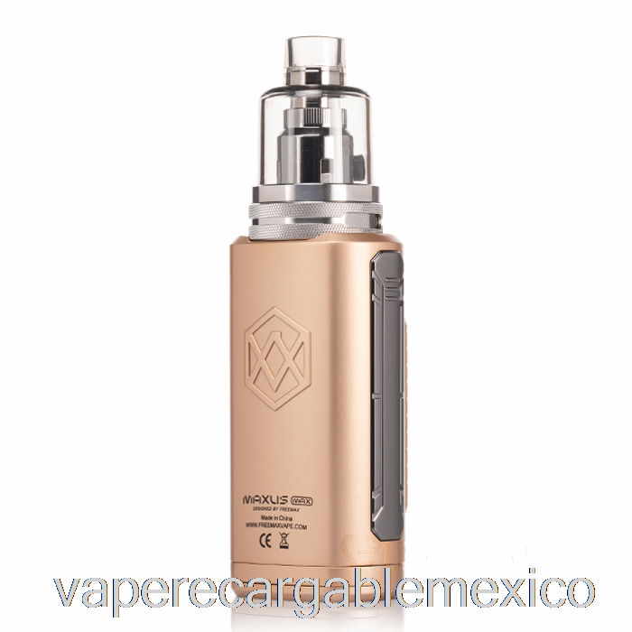 Vaporizador Recargable Freemax Maxus Max 168w Kit De Inicio Dorado